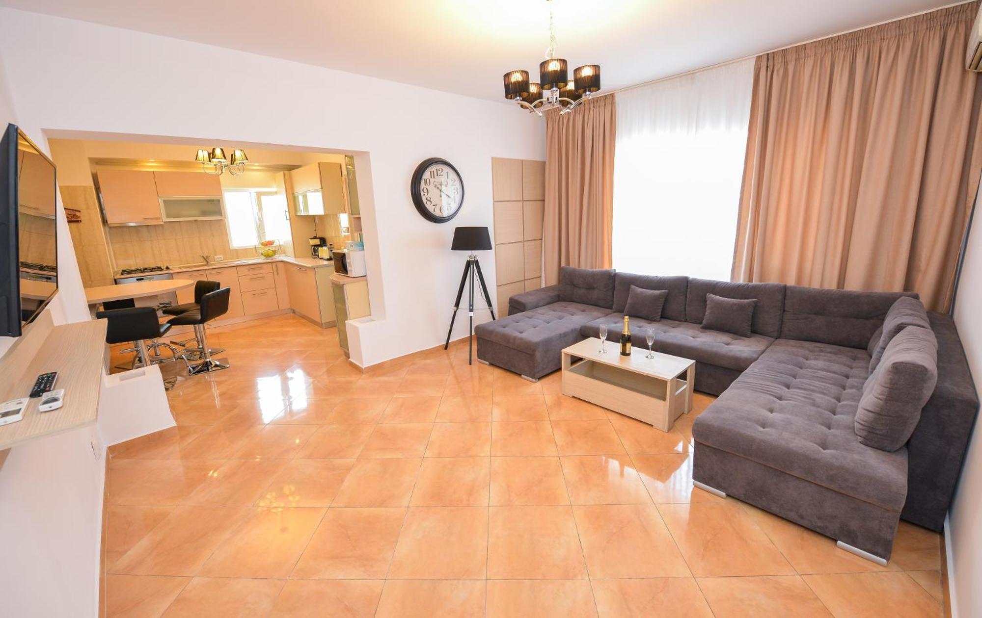 Highstyle Downtown Apartment بوخارست الغرفة الصورة