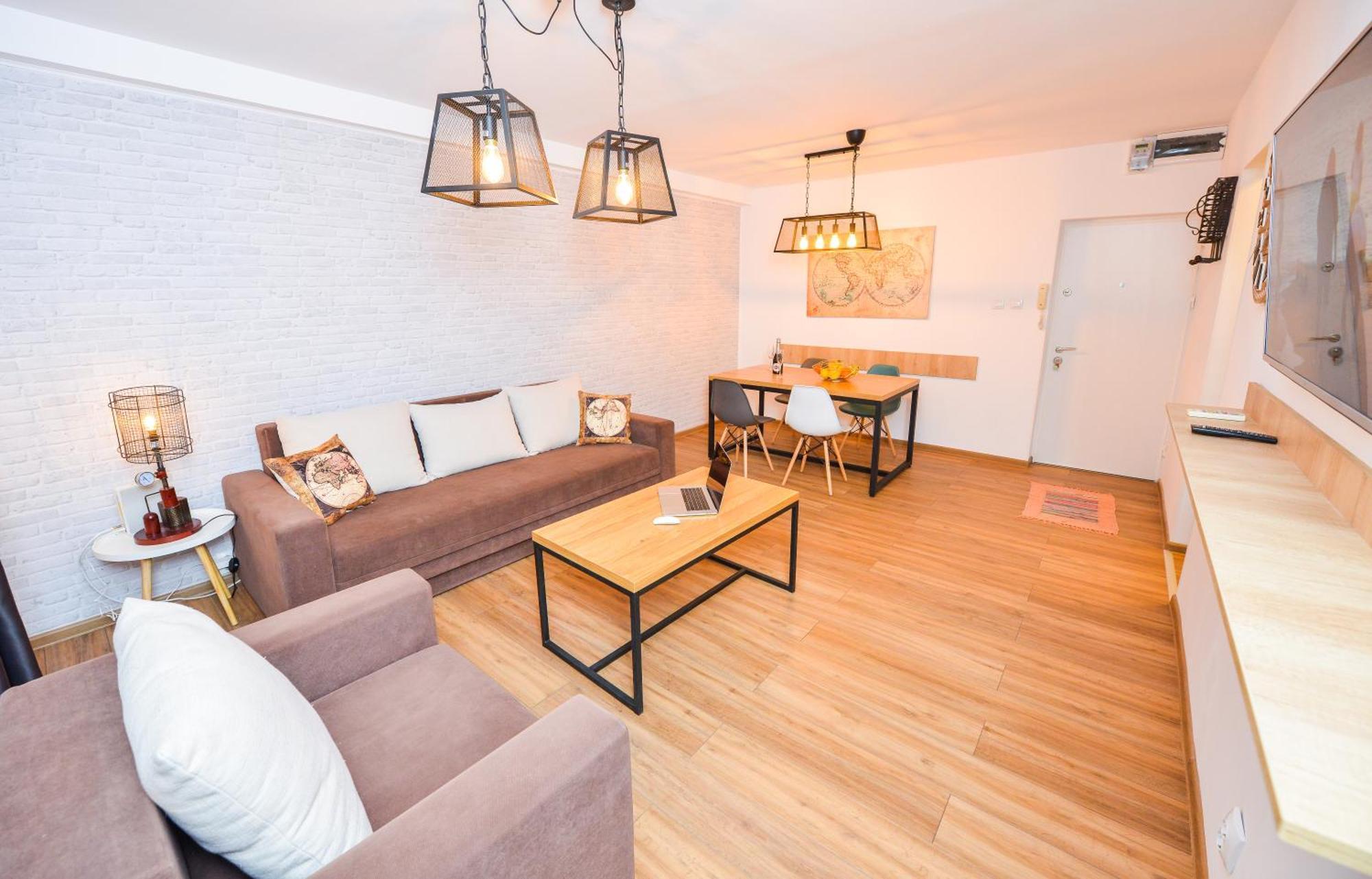 Highstyle Downtown Apartment بوخارست الغرفة الصورة